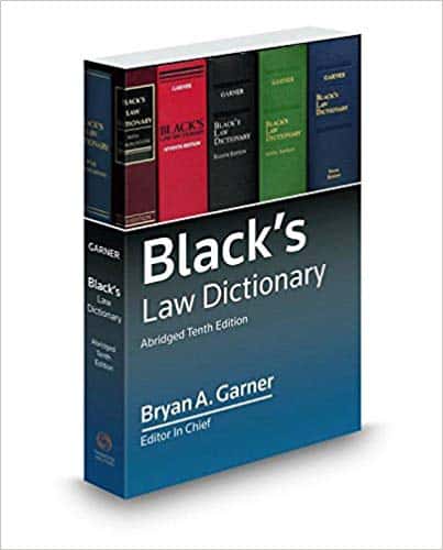Black’s Law Dictionary, abridged 10th edition, 2015