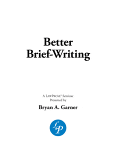 Better Brief-Writing