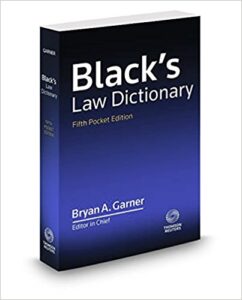 Black’s Law Dictionary, 5th pocket edition, 2016