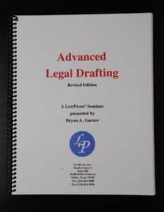 Advanced Legal Drafting