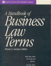 A Handbook of Business Law Terms